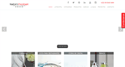 Desktop Screenshot of latinhotel.com